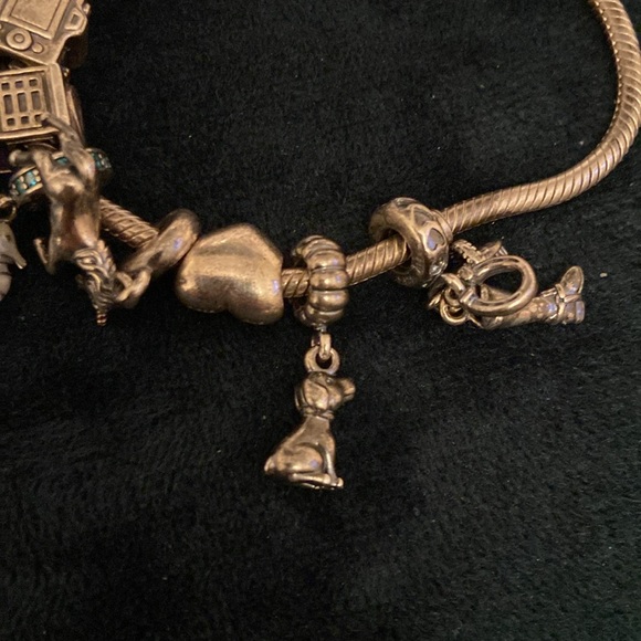 -authentic PANDORA sterling silver 925 Bracelet & 7 prices of charm - Picture 14 of 15